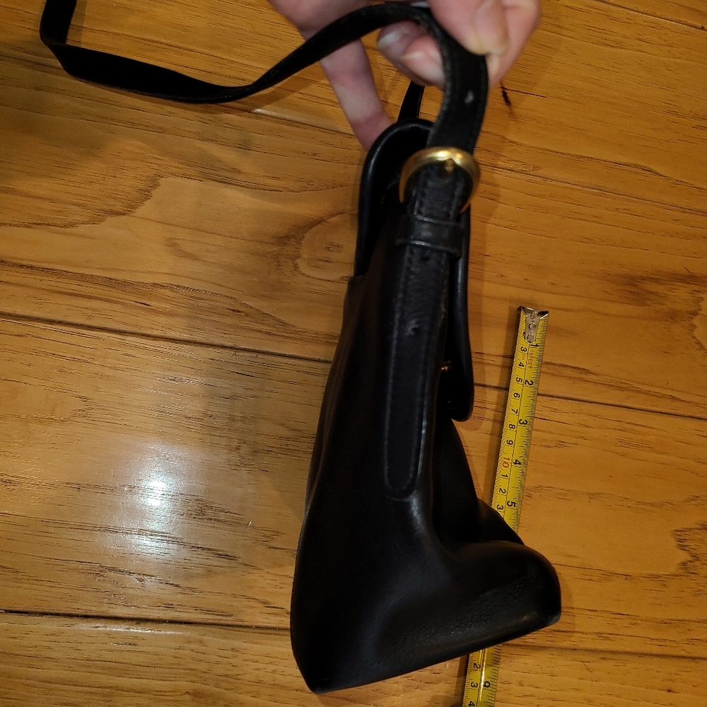 Coach Designer Vintage Y2k Black Leather Crossbody Purse Shoulder Bag - Picture 14 of 14